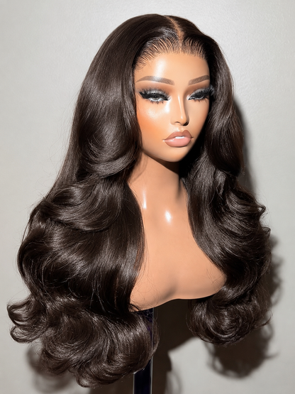 5x5 Thin HD Lace Closure Glueless Body Wave Wig – Pre-Cut & Skin-Tone Friendly