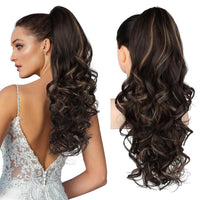 Dark Chocolate Brown with Highlights