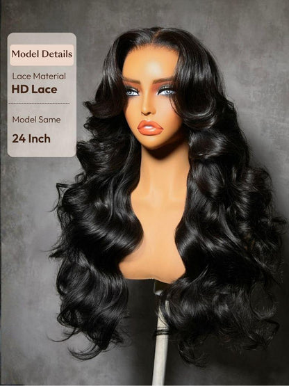 5x5 Thin HD Lace Closure Glueless Body Wave Wig – Pre-Cut & Skin-Tone Friendly